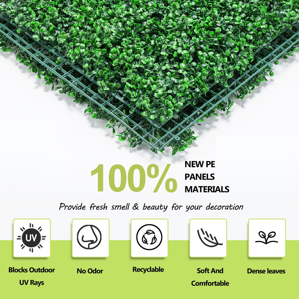 AOKIIE 10x10 artificial grass wall panels set