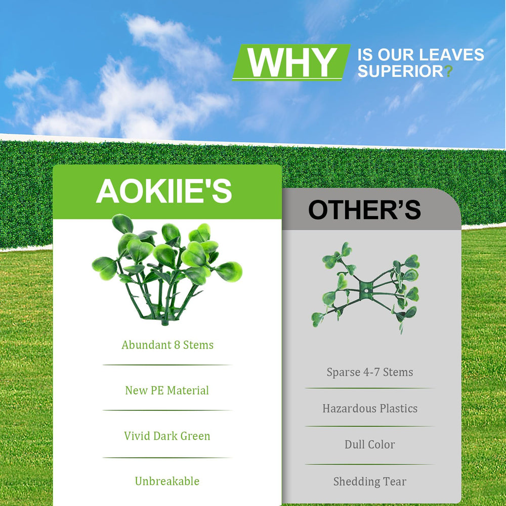 AOKIIE artificial grass wall in outdoor setting