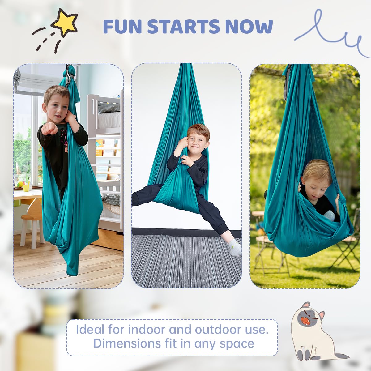 Aokitec Sensory Swing installation instructions and accessories
