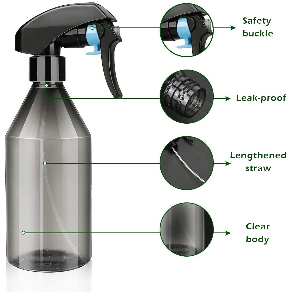 AORAKI Mister Spray Bottle filled with water on a shelf