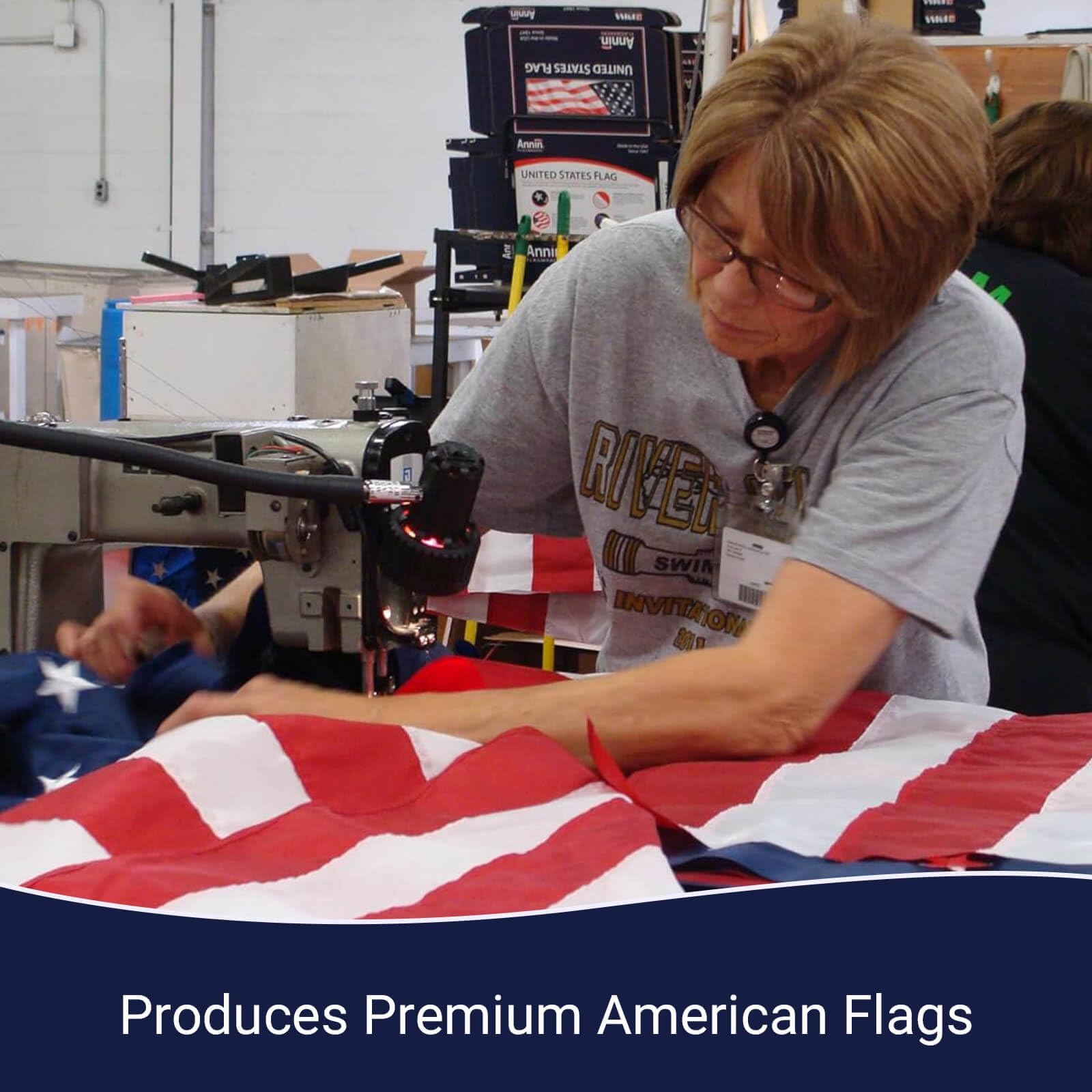 AOTAI 4x6 FT American Flag in bright sunlight