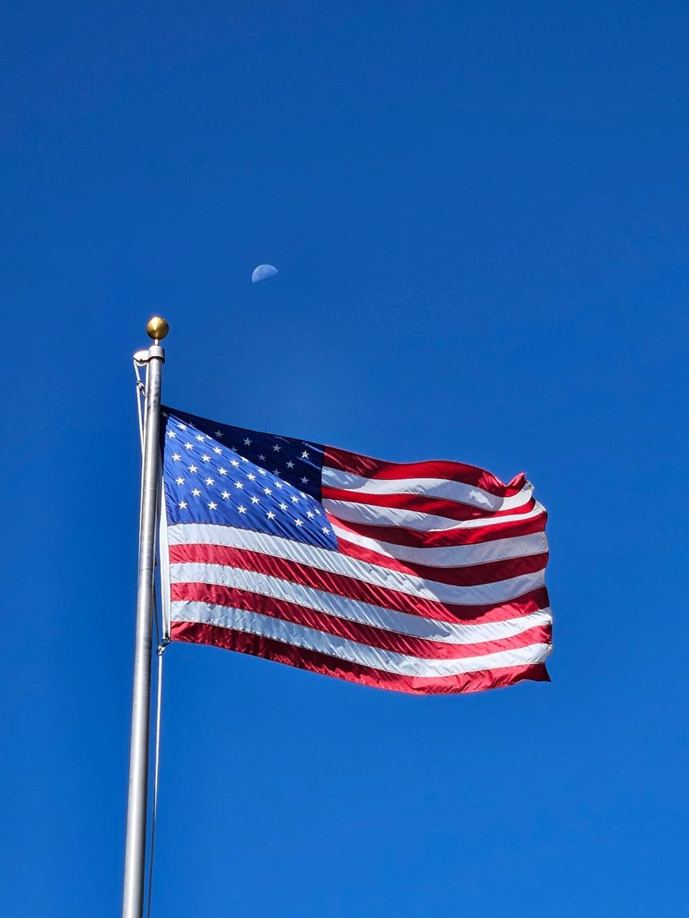 AOTAI American Flag 5x8 FT folded for storage