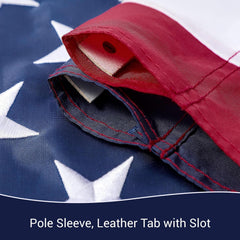 AOTAI American Flag displayed on a pole outdoors