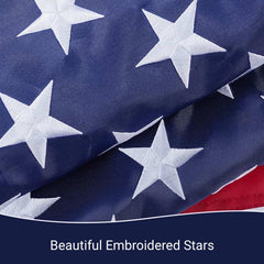 AOTAI American Flag showing one-piece structure