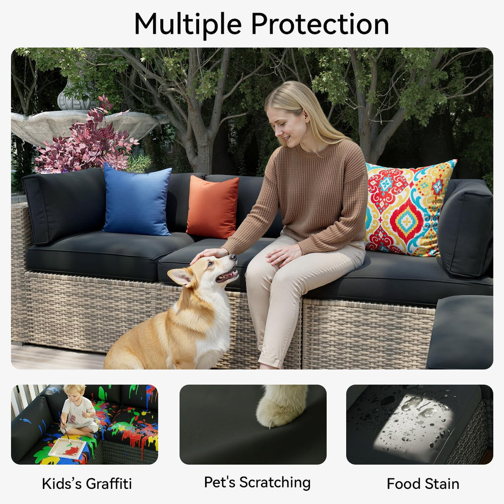 Aoxun cushion covers showing full-wrap zipper design
