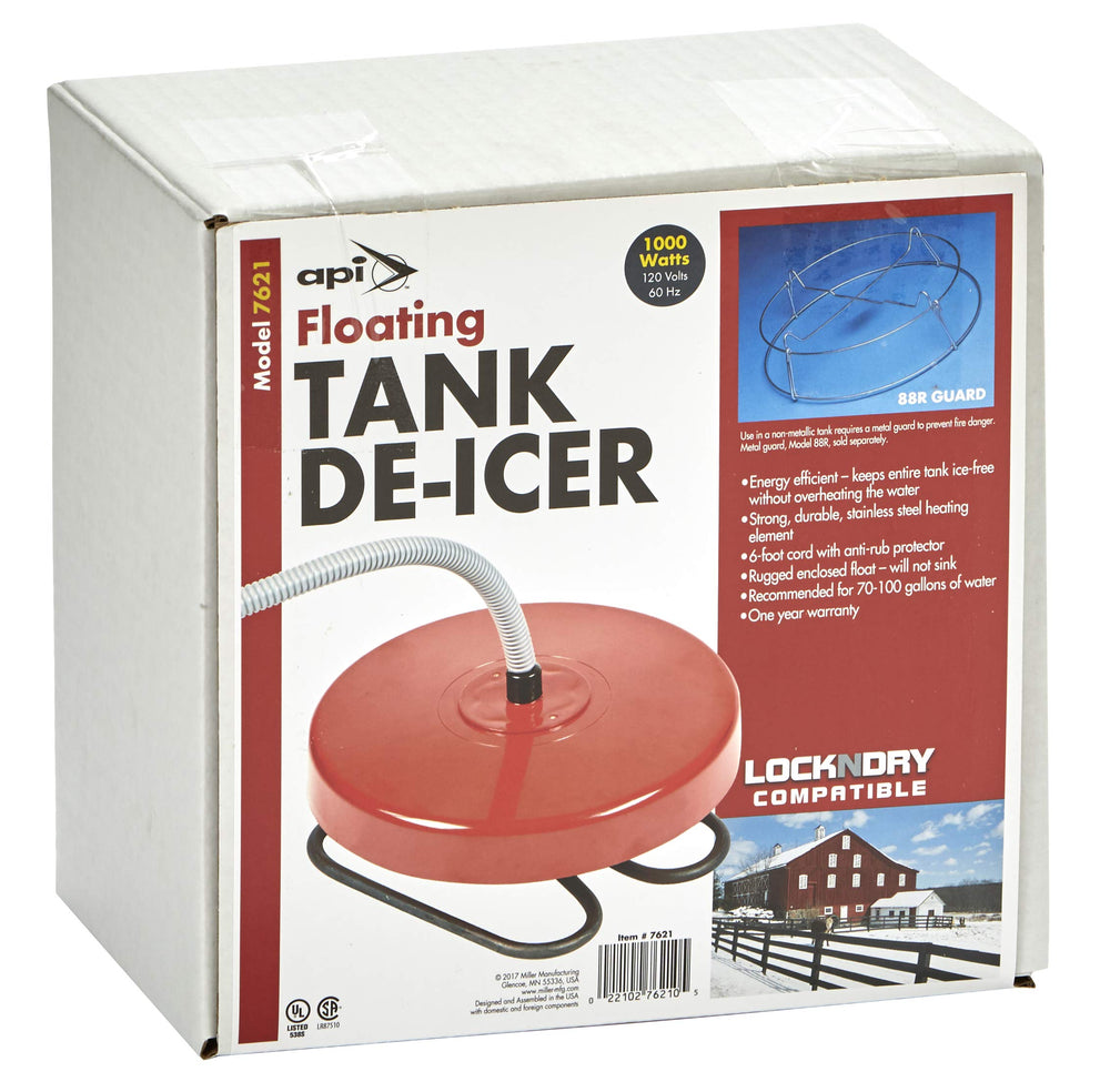 API Floating De-Icer side view with power cord