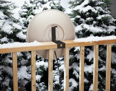 API Heated Bird Bath side view showing power cord storage