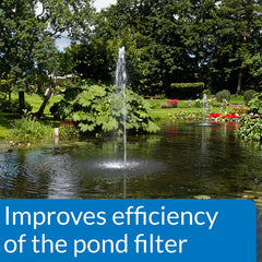 API Pond ACCU-Clear 1-Gallon bottle in garden setting