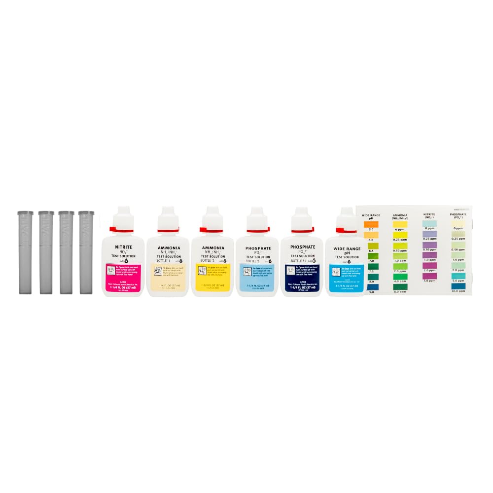 API Pond Master Test Kit testing solutions and instructions