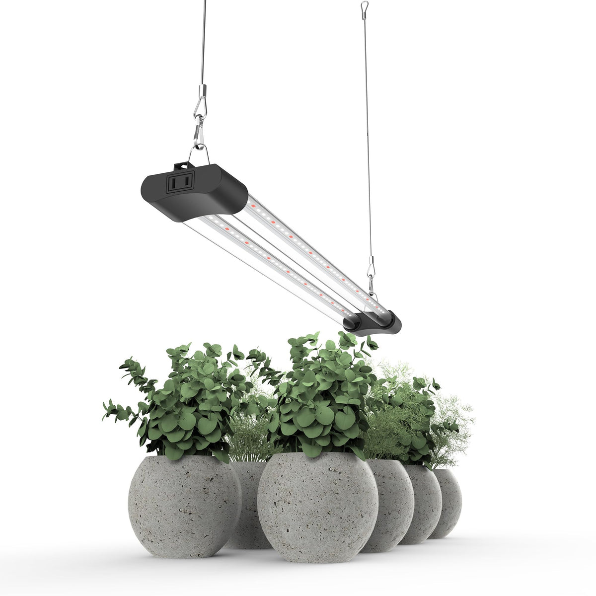 APICDOM LED Grow Light 2FT front view with mounting hardware
