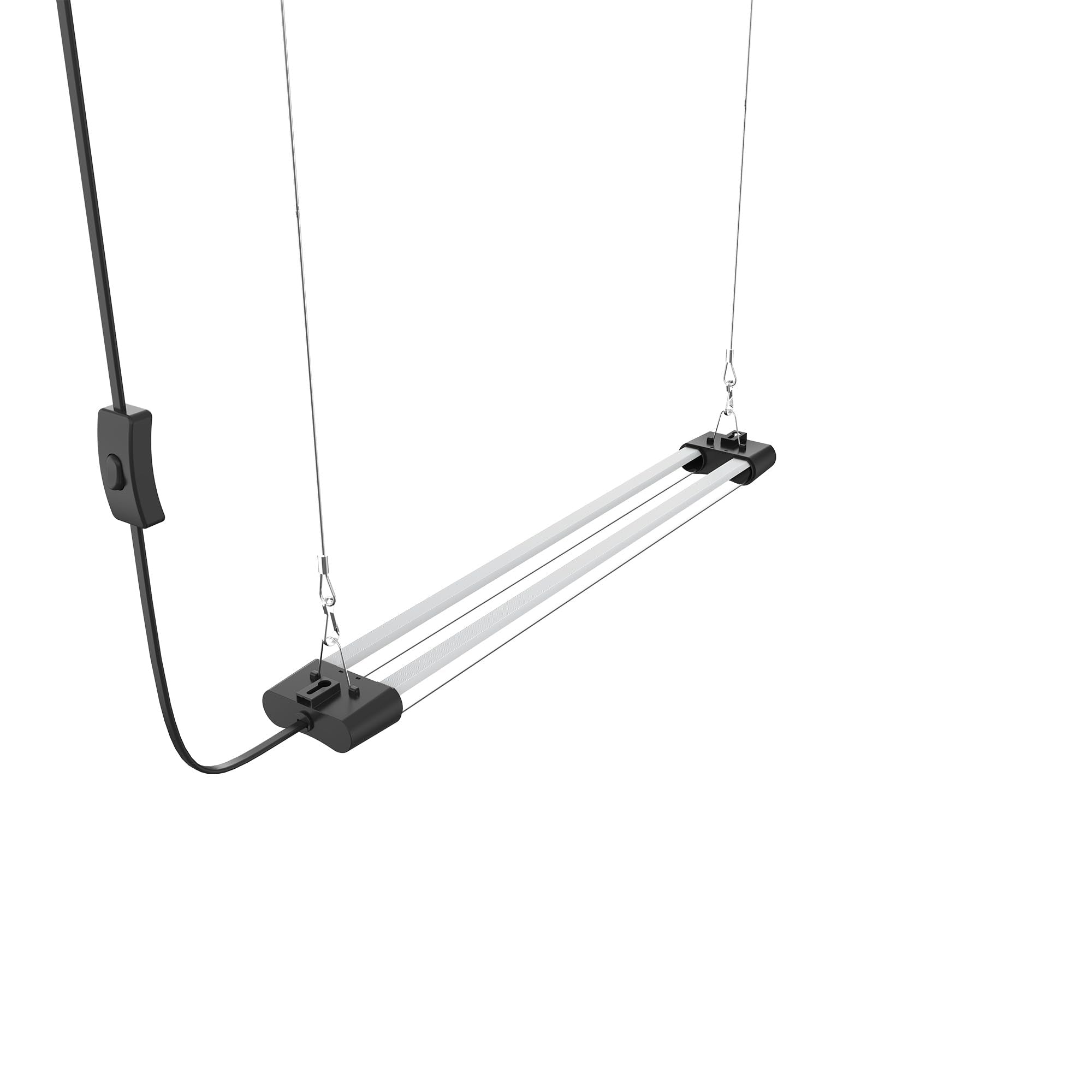 APICDOM LED Grow Light 2FT mounted in a greenhouse