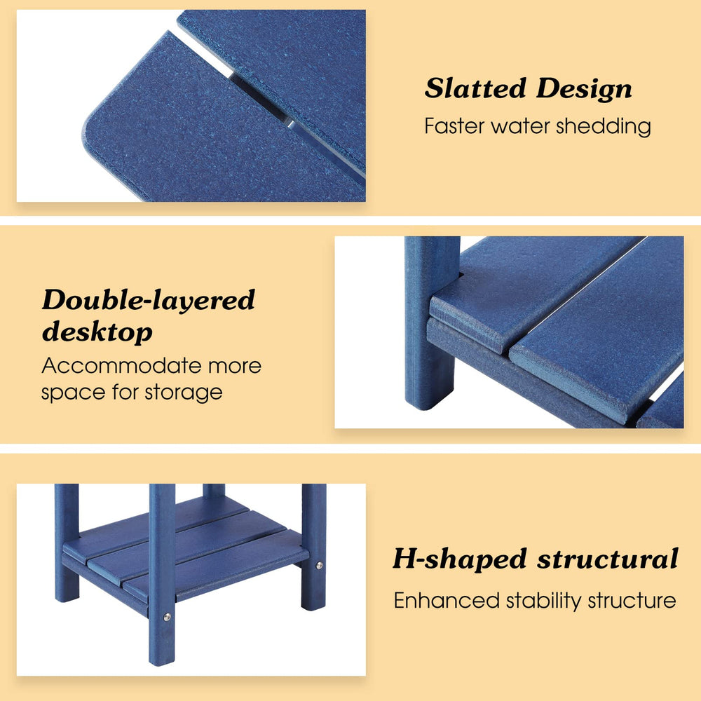 Apolimi Adirondack Outdoor Side Table assembly tools included