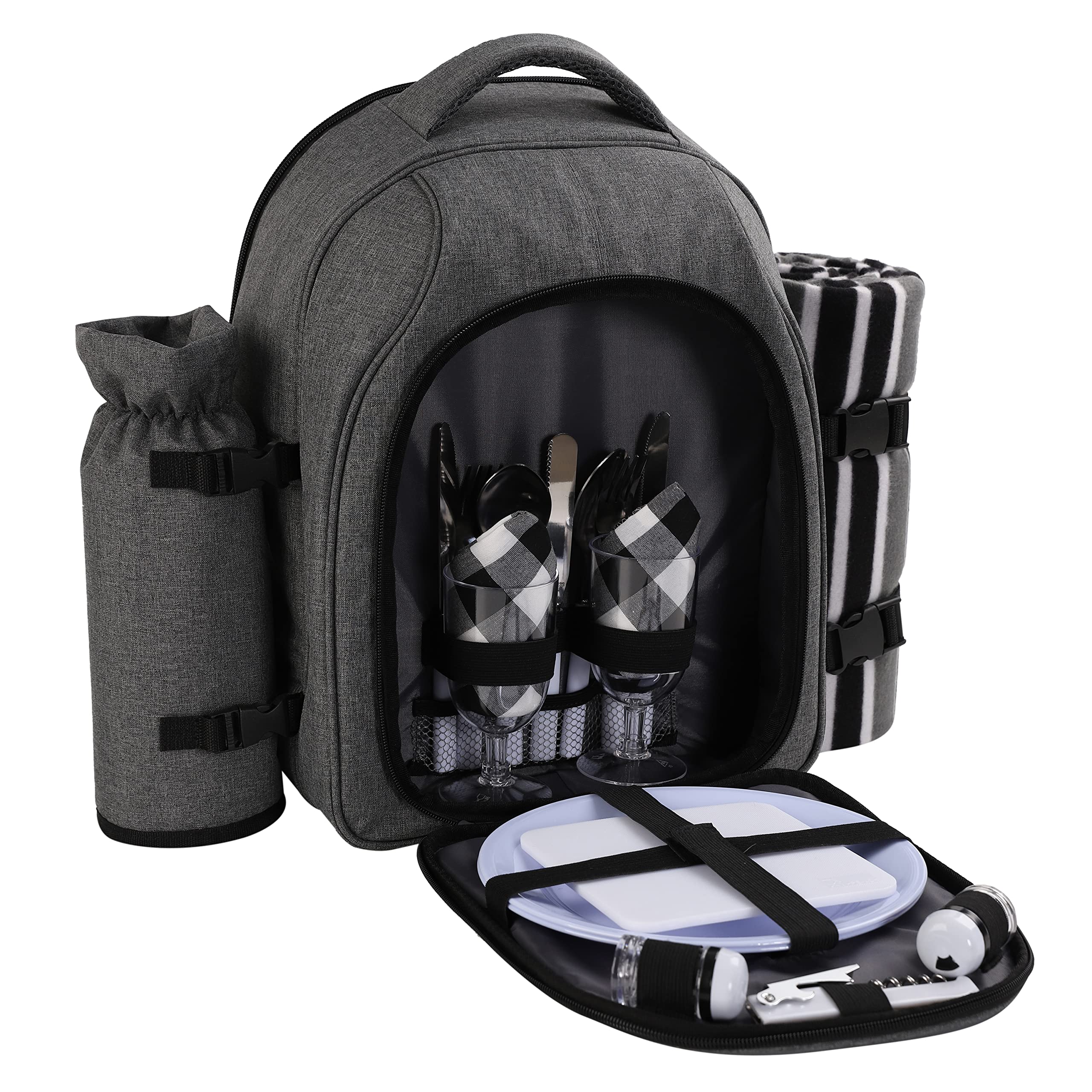Apollo Walker Picnic Backpack details close-up showing straps