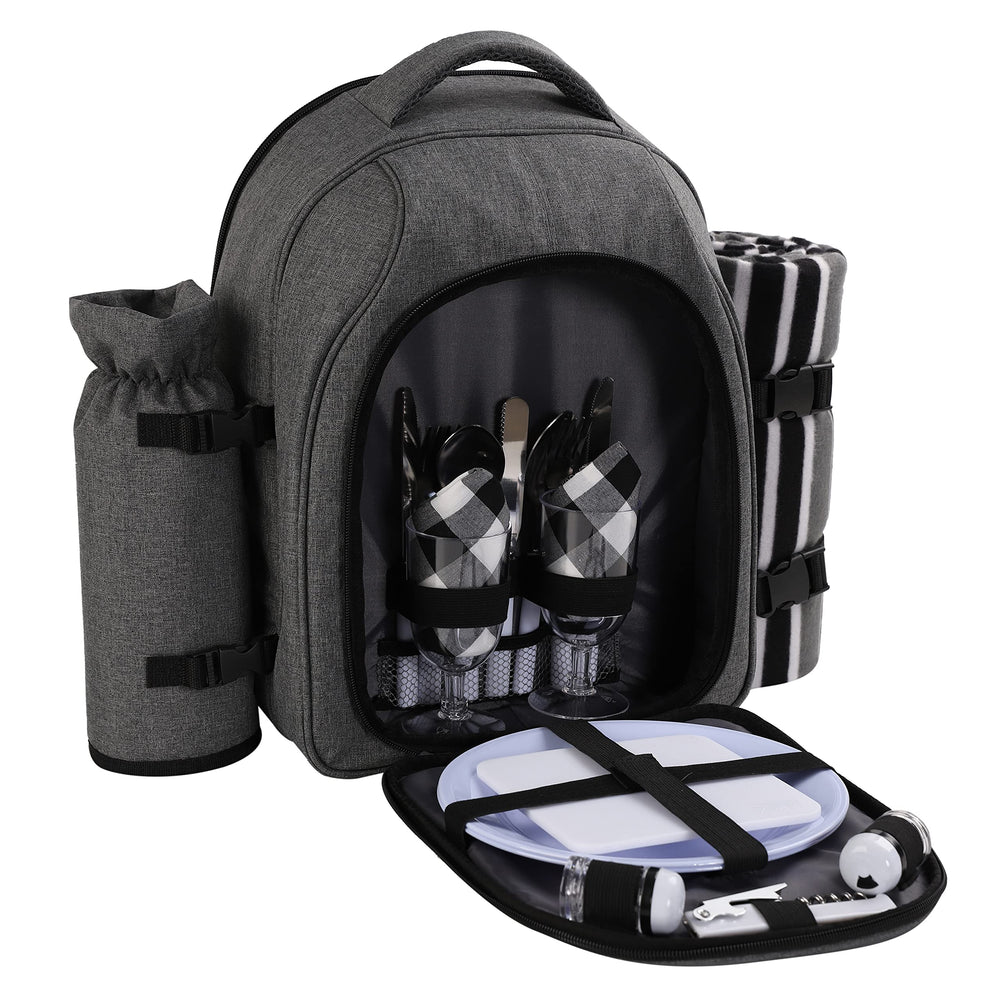 Apollo Walker Picnic Backpack details close-up showing straps