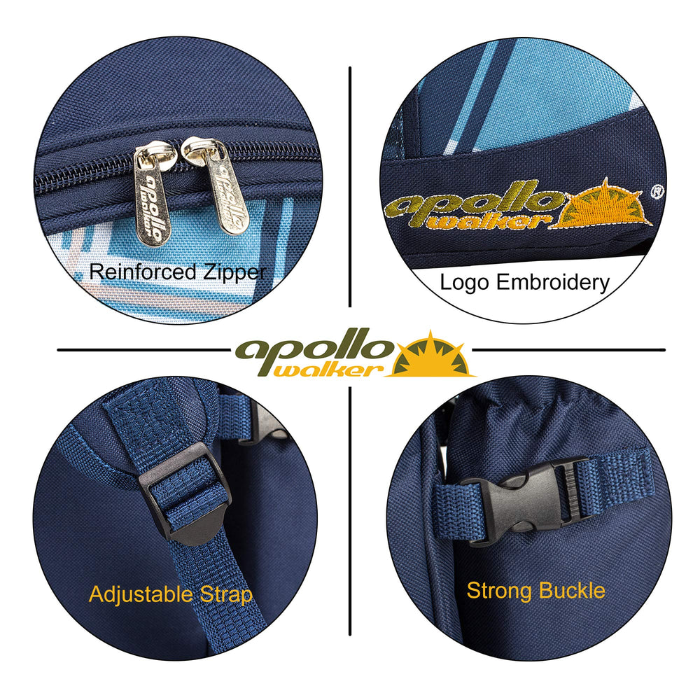 Apollo Walker Picnic Backpack side view showing storage compartments