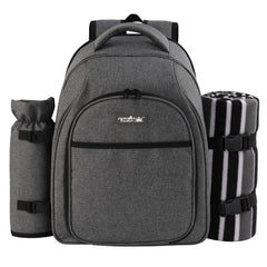 Apollo Walker Picnic Backpack with accessories laid out