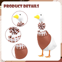Aposwow bandana with football pattern for garden goose decoration