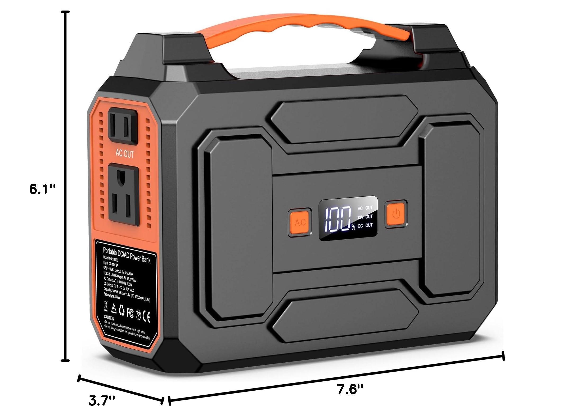 Apowking Portable Power Station package contents displayed