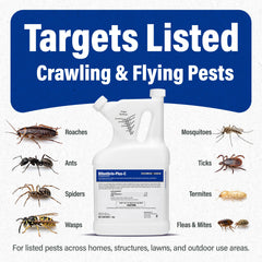 Application of BIFENTHRIN-PLUS-C Insecticide outdoors