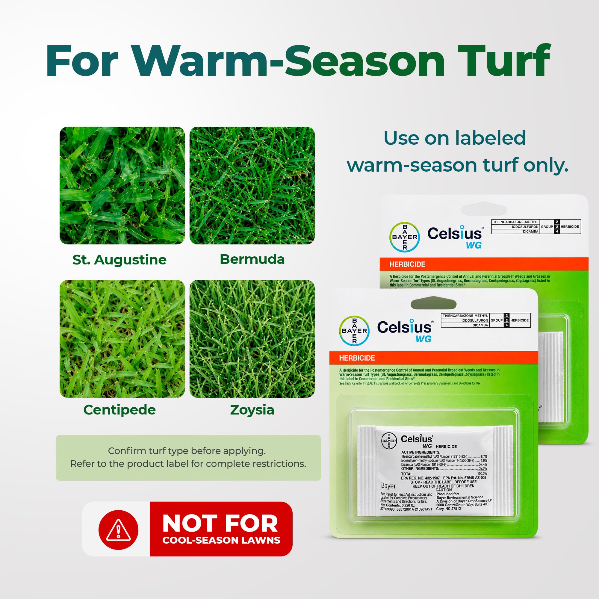 Application of Celsius WG Herbicide on a lawn