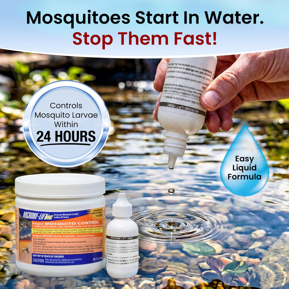 Application of MICROBE-LIFT BMC in a water garden