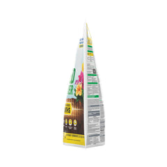 Application of Roundup Weed Barrier Granules in garden