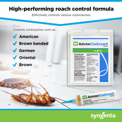 Application of Syngenta Advion Gel Bait in a crack
