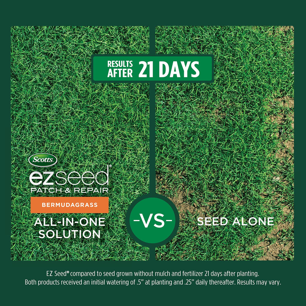 Application process of Scotts EZ Seed Patch & Repair Bermudagrass