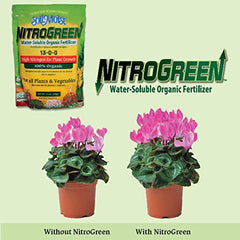 Aprceo SoilMoist NitroGreen fertilizer packaging with detailed information