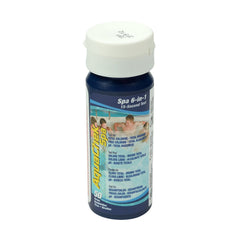 AquaChek SPA 6-in-1 Test Strips front view with packaging