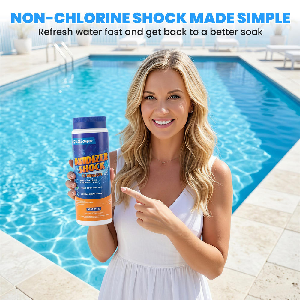 AquaJoyer Non-Chlorine Spa Shock product back view
