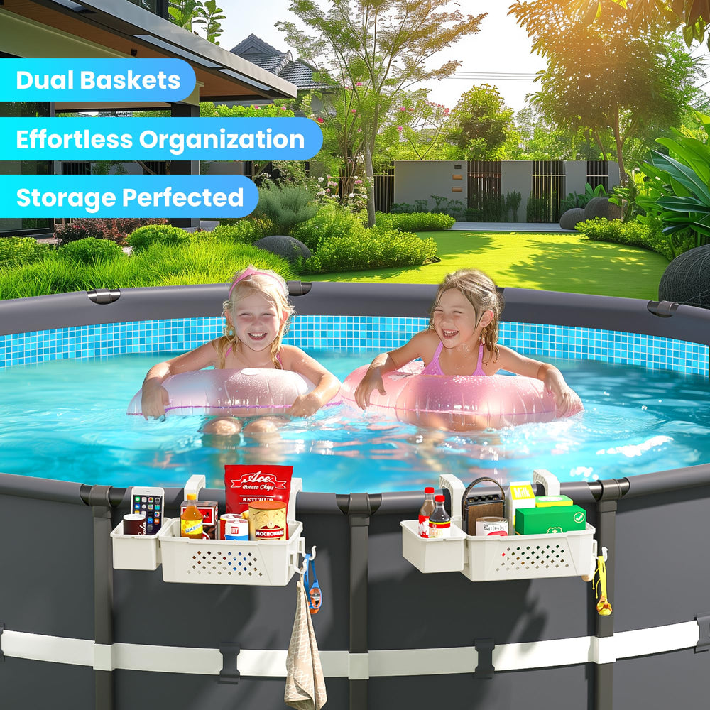 AquaJoyer poolside storage basket assembly instructions