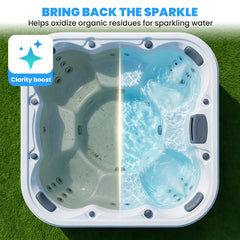 AquaJoyer Spa Shock in a hot tub context