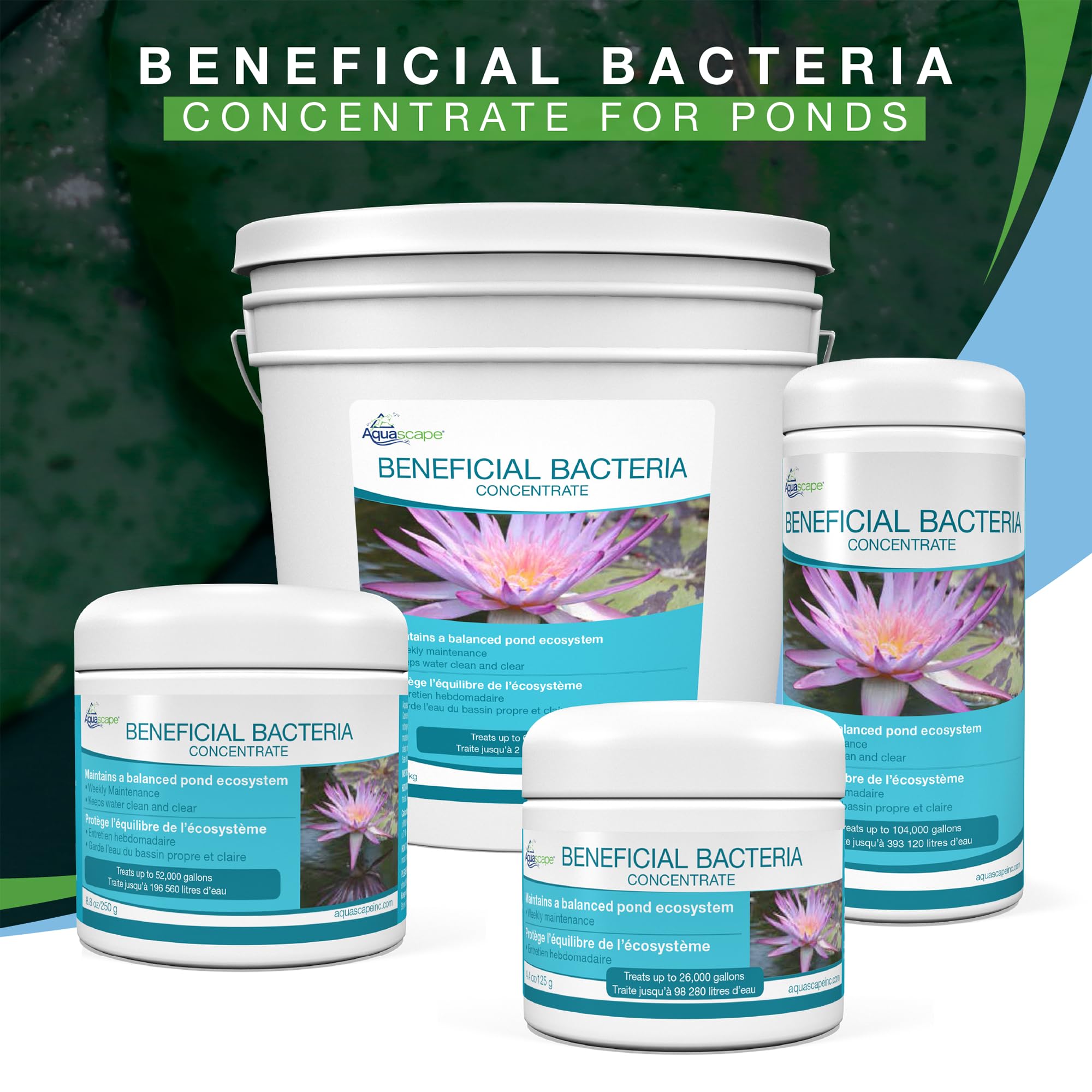 Aquascape Dry Beneficial Bacteria in a garden pond