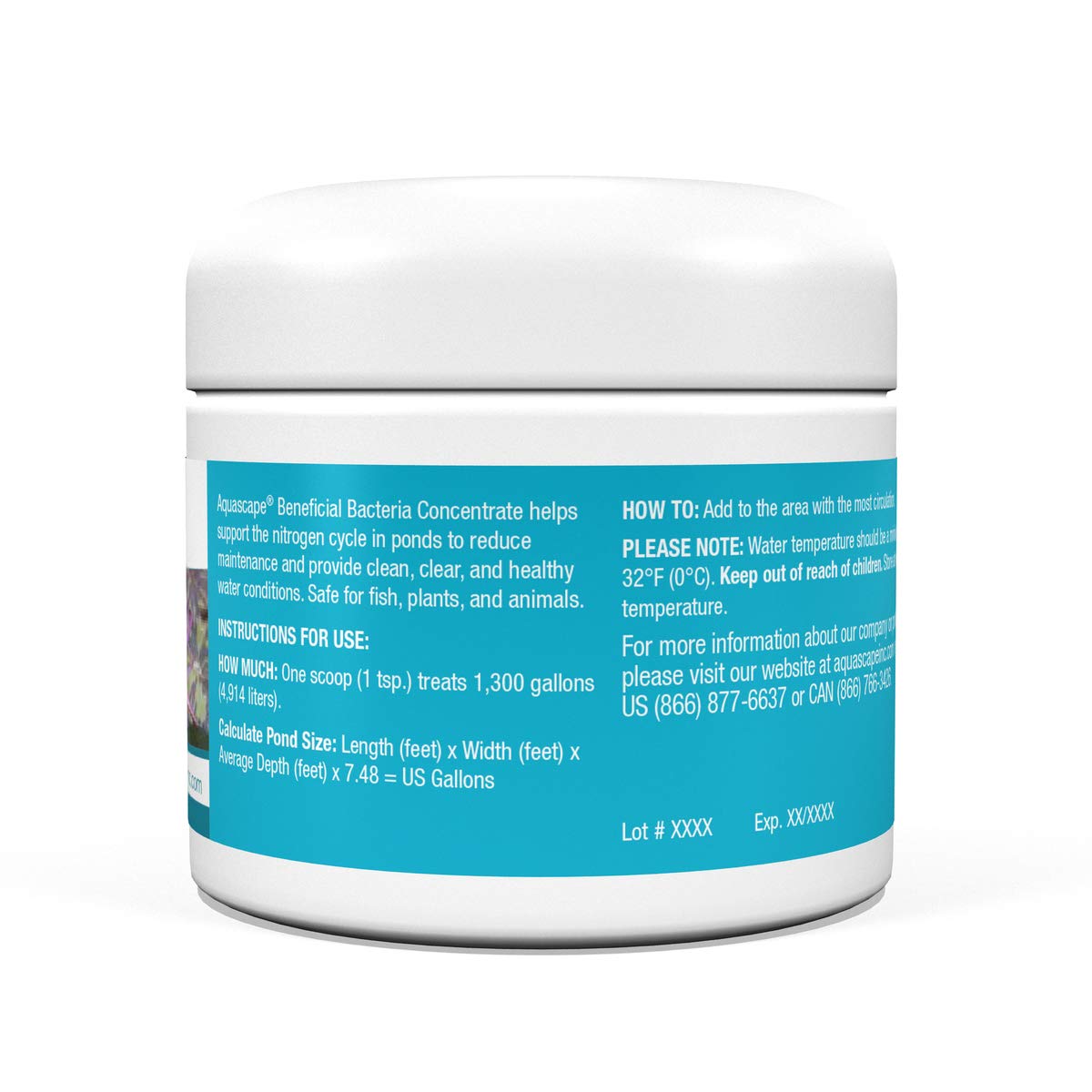 Aquascape Dry Beneficial Bacteria powder texture