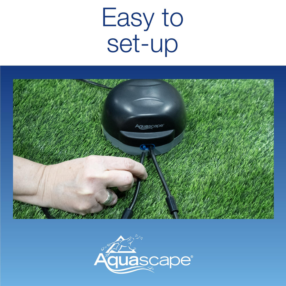 Aquascape Pond Air 2 aeration system installed in pond