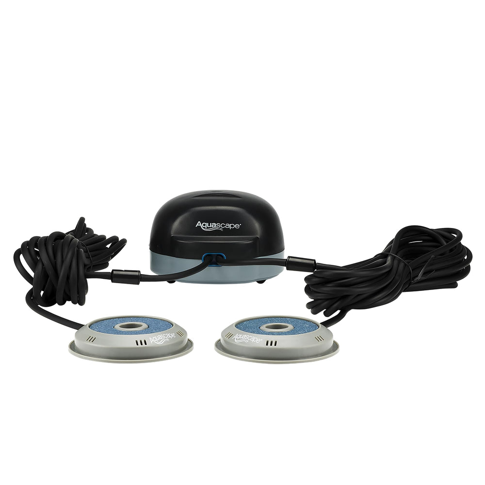 Aquascape Pond Air 2 Aerator with grey finish and tubing