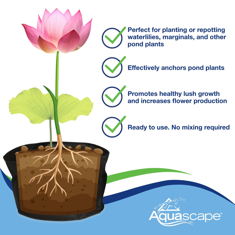 Aquascape Pond Plant Potting Media showing texture