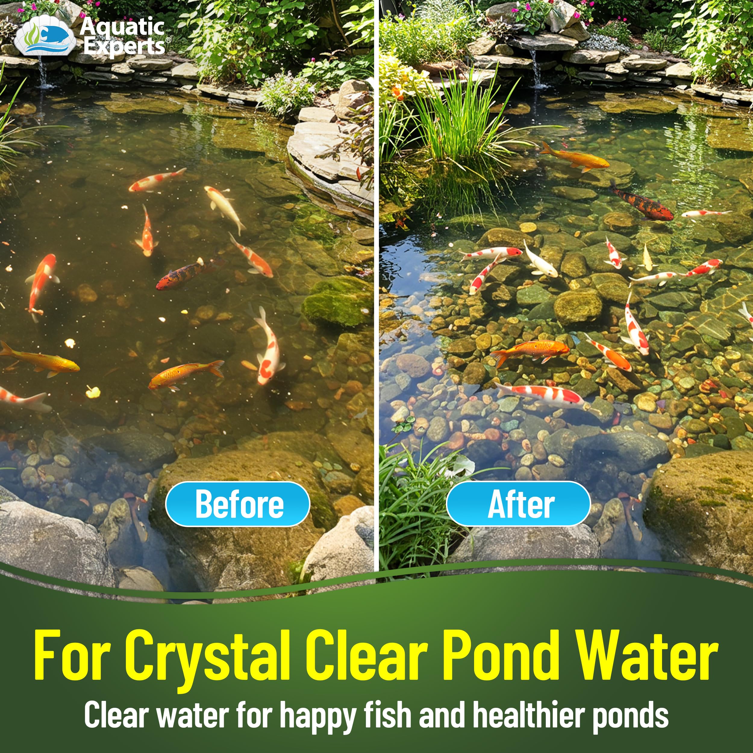 Aquatic Experts Koi Pond Filter Pad in a pond skimmer