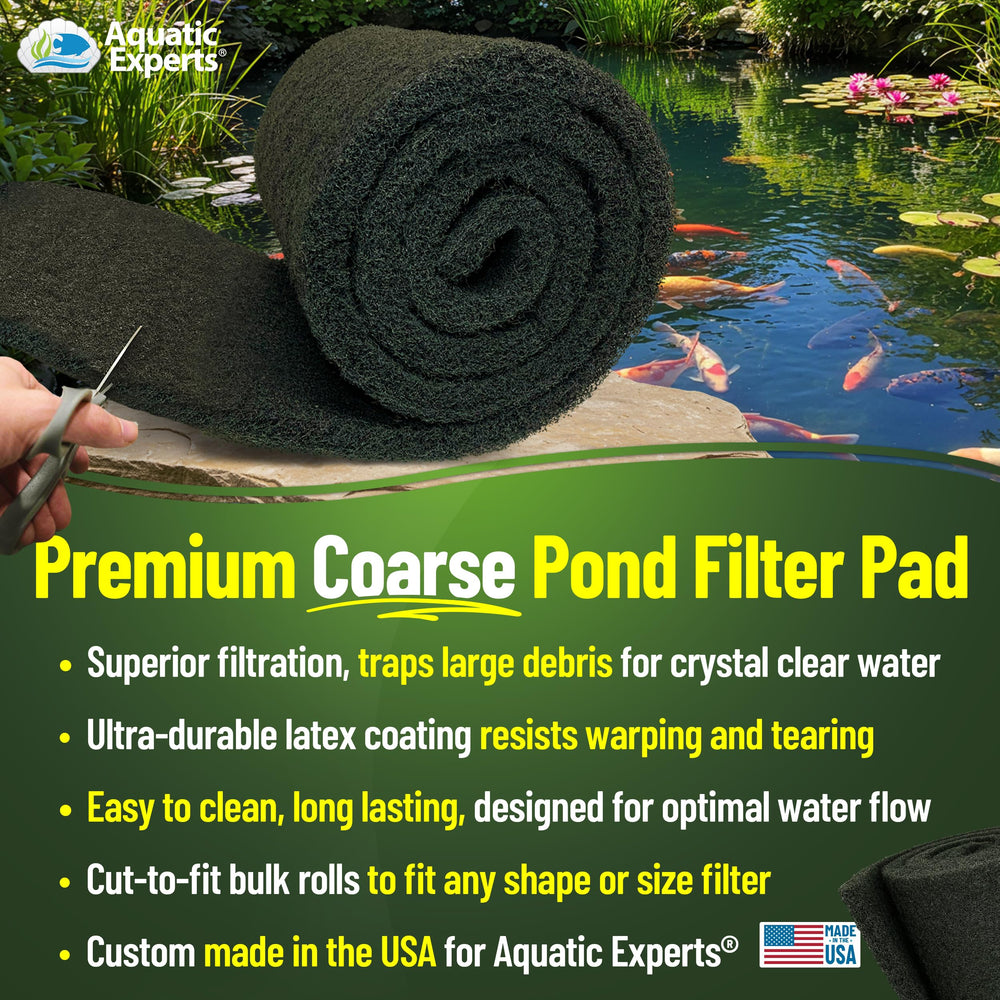 Aquatic Experts Koi Pond Filter Pad rolled up