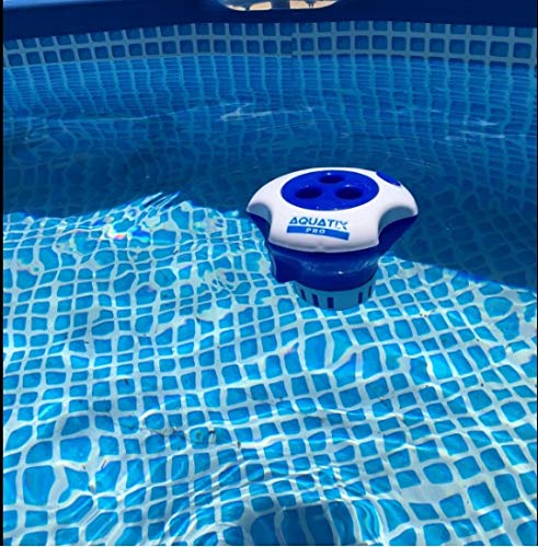 Aquatix Pro Chlorine Floater with measurement scale visible