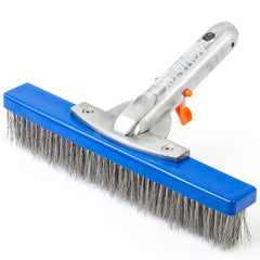 Aquatix Pro Heavy Duty Pool Brush 10 inch front view