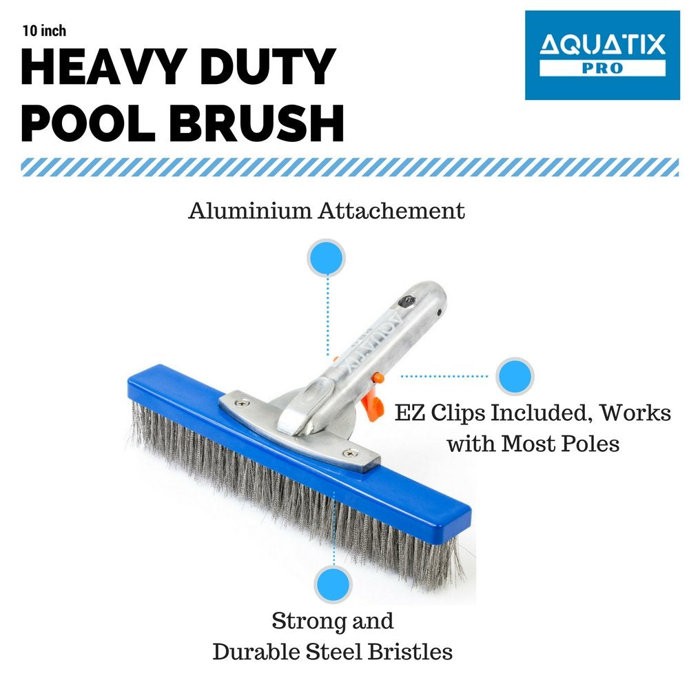 Aquatix Pro Pool Brush showing ABS plastic body