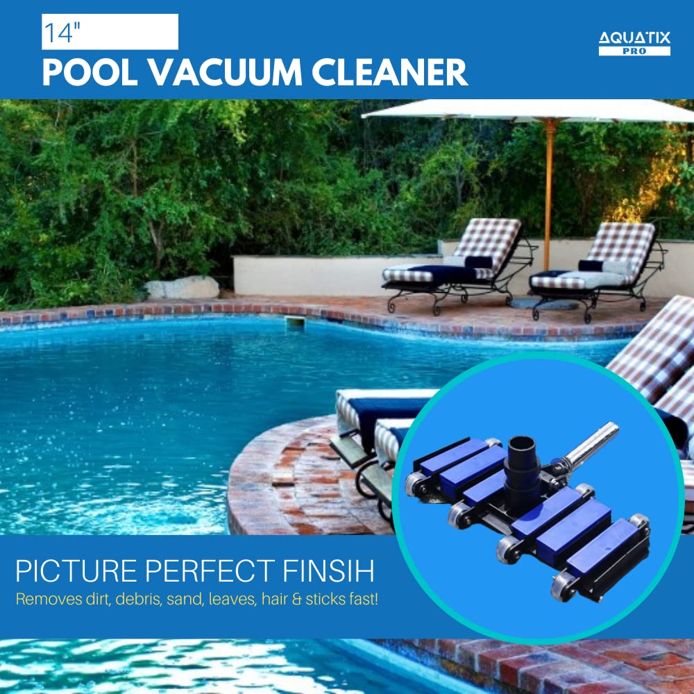 Aquatix Pro Pool Vacuum Head demonstrating flexibility