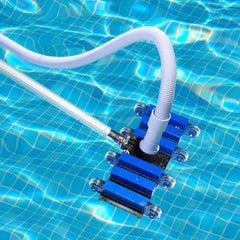 Aquatix Pro Pool Vacuum Head side view showing weighted plates