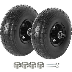 AR-PRO 10-inch solid tire front view with sawtooth tread