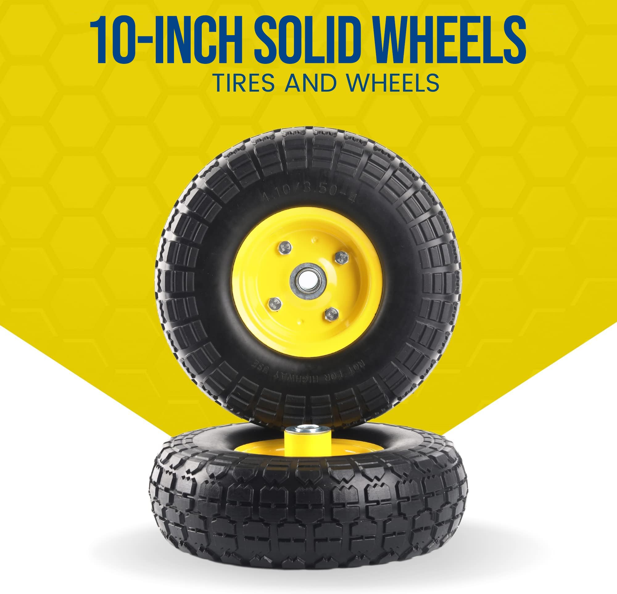 AR-PRO 10-inch tire assembly side view