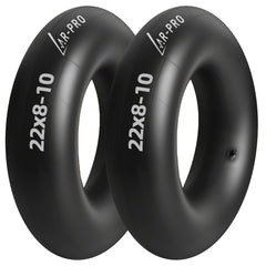 AR-PRO 22x8-10 inner tube front view with TR6 valve stem