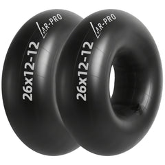 AR-PRO 26x12-12 inner tube front view with TR13 valve stem