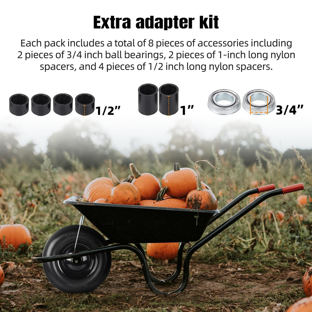AR-PRO 4.80/4.00-8" tire on a wheelbarrow